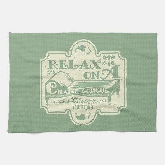 Chaise Longue Geschirrtuch (Horizontal)