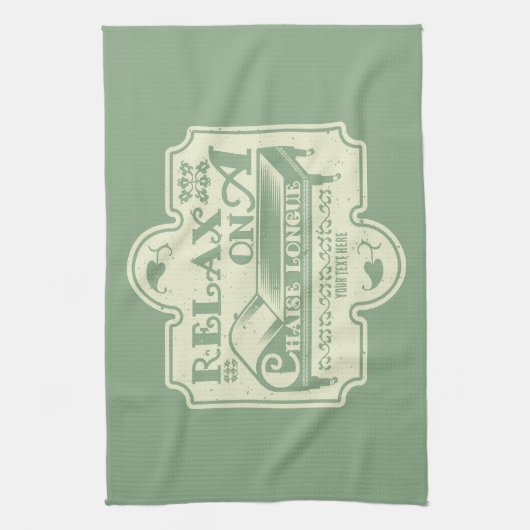 Chaise Longue Geschirrtuch (Vertikal)