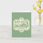 Chaise Longue Karte (Gelbe Blume)