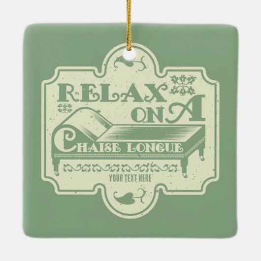 Chaise Longue Keramikornament (Rückseite)