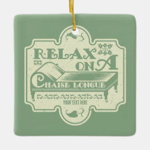 Chaise Longue Keramikornament