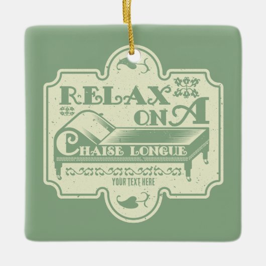 Chaise Longue Keramikornament (Vorderseite)