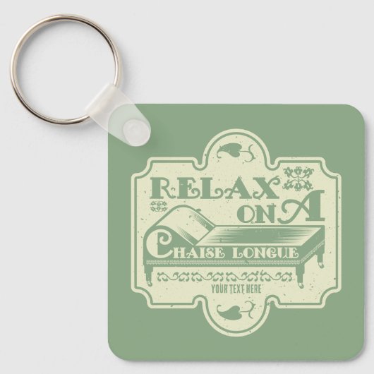 Chaise Longue Schlüsselanhänger (Vorderseite)