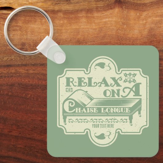 Chaise Longue Schlüsselanhänger (Vorderseite)