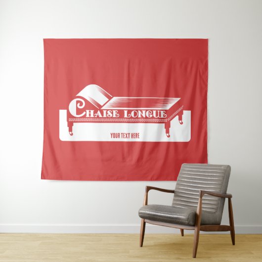 Chaise Longue Wandteppich (Beispiel (Horizontal))