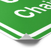 Chaiyaphum Ahead ⚠ Thai Highway Traffic ⚠ Poster (Ecke)