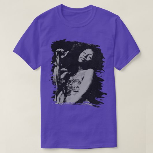 Chaka khan Retro Poster T-Shirt (Design vorne)