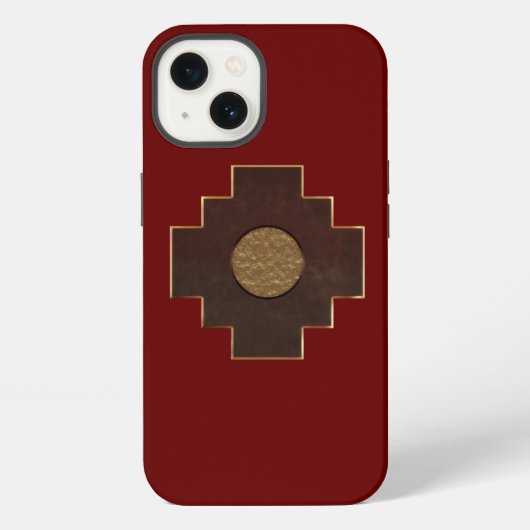 Chakana Cross iPhone Hülle (Rückseite)