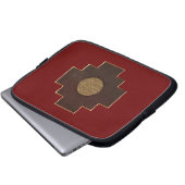 Chakana Cross Laptopschutzhülle (Vorne Knopf)