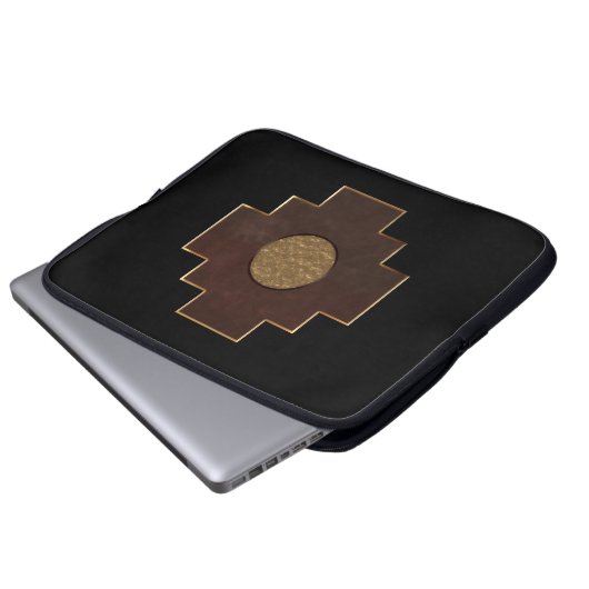 Chakana Cross Laptopschutzhülle (Vorne Knopf)