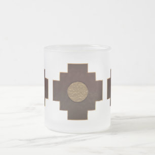 Chakana Cross Mattglastasse