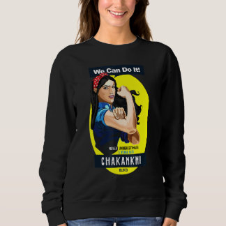 Chakankni Native Amerikanische Ureinwohner Frau N0 Sweatshirt