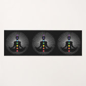 Chakara Colors and Yoga Pose Yogamatte (Vorderseite (Horizontal))
