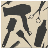 Chaki Beige Stylist Tools Friseursalon Stoff (Nahaufnahme)