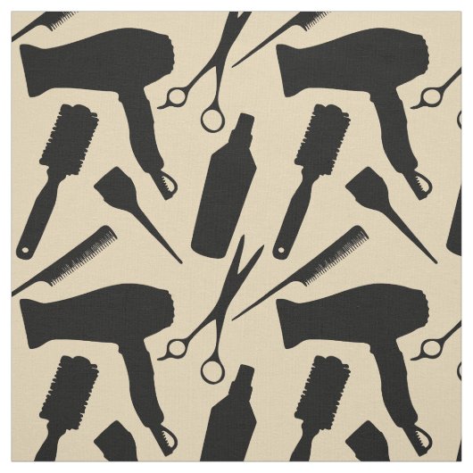 Chaki Beige Stylist Tools Friseursalon Stoff (Muster)