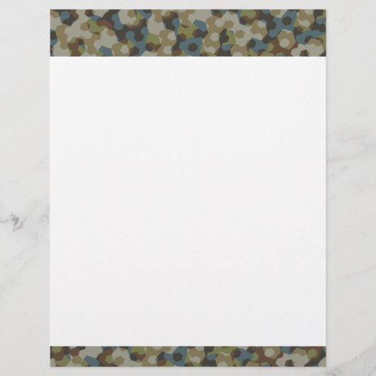 Chaki-Hexagon-Tarnung Flyer (Vorne)