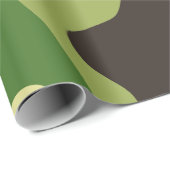 Chaki-Tarnmuster Geschenkpapier (Rolleneckpunkt)