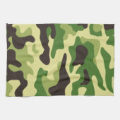 Chaki-Tarnmuster Geschirrtuch (Horizontal)