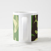 Chaki-Tarnmuster Jumbo-Tasse (Rückseite)