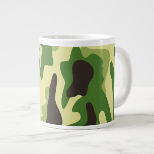 Chaki-Tarnmuster Jumbo-Tasse