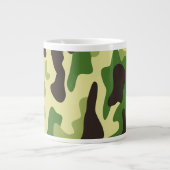 Chaki-Tarnmuster Jumbo-Tasse (Vorderseite)