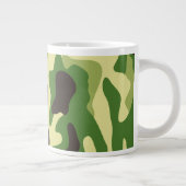 Chaki-Tarnmuster Jumbo-Tasse (Rechts)