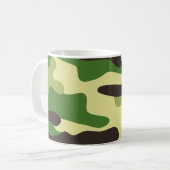 Chaki-Tarnmuster Kaffeetasse (Vorderseite Links)