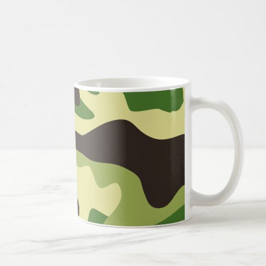 Chaki-Tarnmuster Kaffeetasse (Rechts)
