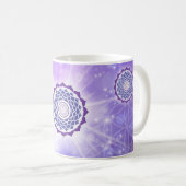 Chakra 7. Crown Chakra Kaffeetasse (VorderseiteRechts)