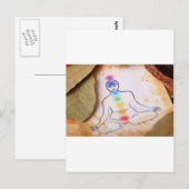 Chakra 8 postkarte (Vorne/Hinten)