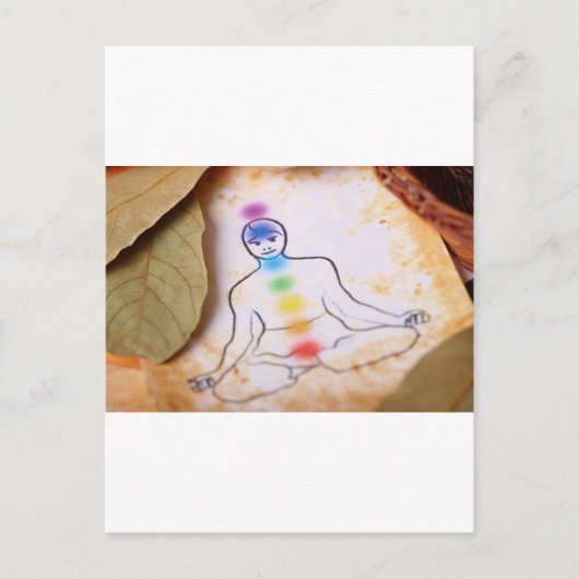 Chakra 8 postkarte (Vorderseite)