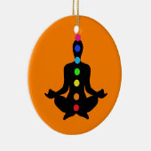 Chakra Art - Yoga Keramikornament (Rechts)
