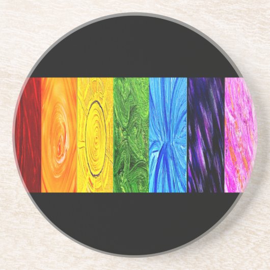 Chakra Balance Getränkeuntersetzer (Vorne)