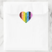 Chakra Balance Herz-Aufkleber (Tasche)