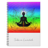 Chakra Balancing Energy Name Change Notebook Notizblock (Vorderseite)