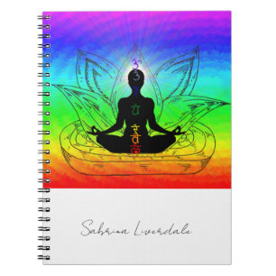 Chakra Balancing Energy Name Change Notebook Notizblock