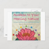 Chakra Balancing Postkarte (Vorne/Hinten)
