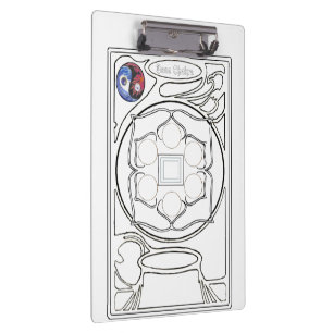 Chakra-Basisfarbe Klemmbrett