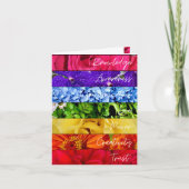 Chakra Blooms Karte (Vorderseite)