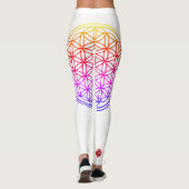 Chakra Blume der Leben-Leggings Leggings (Rückseite)