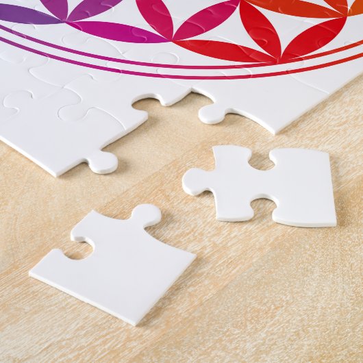 Chakra Blume des Leben-Gitters Puzzle (Seite)