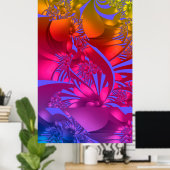 Chakra Blume Poster (Heimbüro)