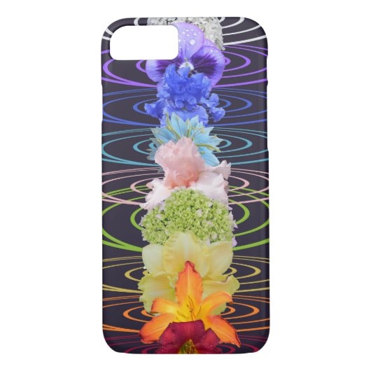 Chakra Blumen-Entwurfs-Zellen-Telefon-Kasten Case-Mate iPhone Hülle (Rückseite)