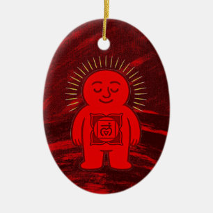 Chakra Buddies: Root Chakra Keramik Ornament