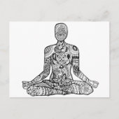 Chakra Chica Postkarte (Vorderseite)