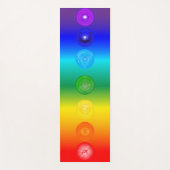 Chakra+Creation Mandala Yogamatte (Vorderseite)