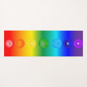 Chakra+Creation Mandala Yogamatte (Vorderseite (Horizontal))