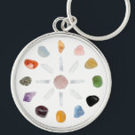 *~* Chakra Crystal Energy Gemstone Schlüsselanhänger<br><div class="desc">* Kristallgitter Chakra Kristallenergie Gemstone Vibes Schlüsselkette / Schlüsselanhänger * Die Edelsteine und Kristalle sind: Clear Quarz Points, Rose Quartz, Garnet, Blue Calcite, Black Onyx, Pyrite, Peridot, Amethyst, Blue Lace Agate, Citrine, Carnelian, Orange Calcite und Mandarine Quartz. Dies ist eine friedliche beruhigende Multi - Edelstein und Kristall-Design, die durch Fernwärmer...</div>