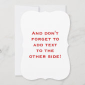 Chakra (das Wurzelchakra) Einladung (Rückseite)