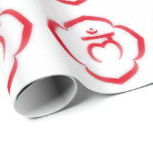 Chakra (das Wurzelchakra) Geschenkpapier (Rolleneckpunkt)
